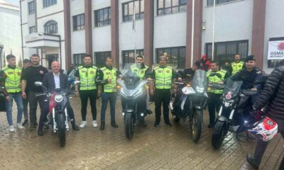 Osmaneli’de motosiklet sürücülerine eğitim verildi