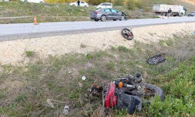 Bilecik’te yaşanan feci kazada motosiklet sürücüsü hayatını kaybetti