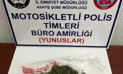 Kütahya’da üzerinde uyuşturucu bulunan kişi gözaltına alındı