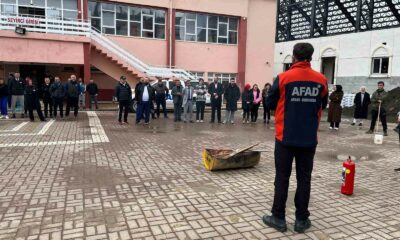AFAD’dan yangın eğitimi