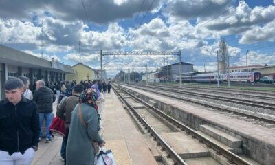 Tavşanlı Tren Garı’nda bayram ve ara tatil dönüş yoğunluğu