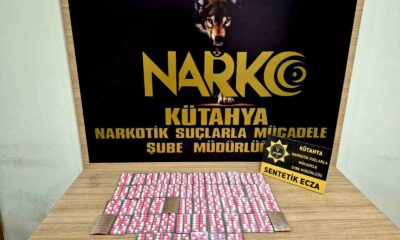 Kütahya’da 737 adet uyuşturucu hapla yakalanan şahıs tutuklandı