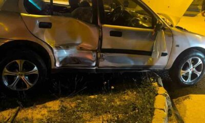 Bilecik’te otomobil ile halk otobüs çarpıştı: 3 yaralı