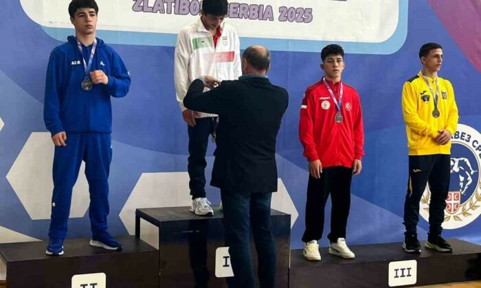 Spor lisesi öğrencisinden büyük başarı