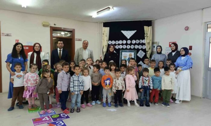 Kaymakam Kılıç, minik öğrencilerle bir araya geldi