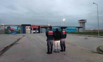 Resmi belgede sahtecilik suçundan aranan şahsı jandarma yakaladı