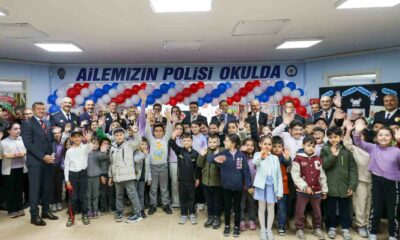 Bilecik’te “Ailemizin Polisi Okulda” projesi kapsamında anlamlı kütüphane açılışı