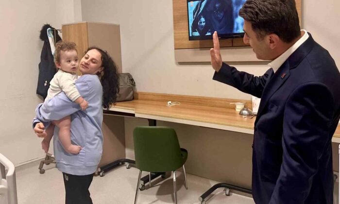 Bozüyük’te tedavi gören vatandaşlara moral ziyareti