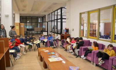 Öğrenciler Anadolu Üniversitesi Kütüphanesini ziyaret etti