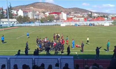 Bilecik’te amatör maçta ortalık karıştı!