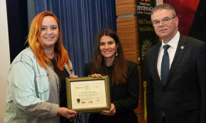 Büyükşehirin ürettiği ’Dorlion’ zeytinyağına ödül