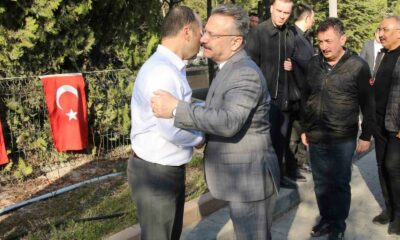 Vali Aksoy, Tolga Yılmaz’ın vefat eden babası Tayyar Yılmaz’ın cenazesine katıldı
