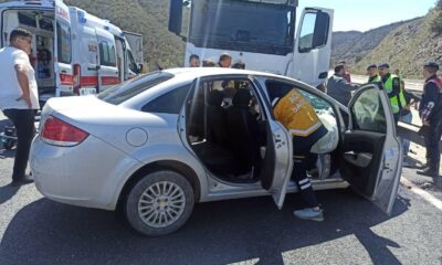 Bilecik’te zincirleme trafik kazası; 1 yaralı