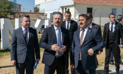 Vali Aksoy, Günyüzü İlçesi’nde yapılan ve yapımı devam eden projeleri yerinde inceledi