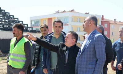 Bilecik’te yıllardır bitmeyen Edebali Stadı’nda inceleme yaptı
