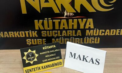 Kütahya’da uyuşturucu taciri 1 şüpheli tutuklandı