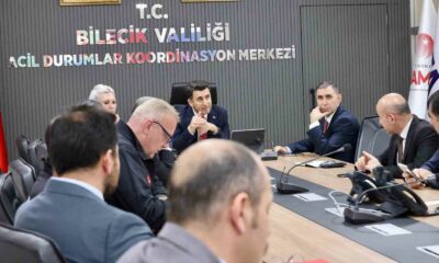 Bilecik’te deprem sonrası ’Kriz Masası’ toplandı