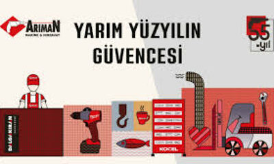 Arıman Makine ve Hırdavat 55. yılını kutluyor