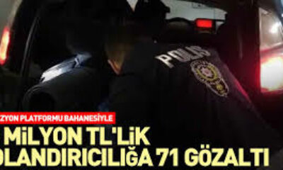 14 milyon TL’lik dolandırıcılık yapan 71 şüpheli adliyeye sevk edildi