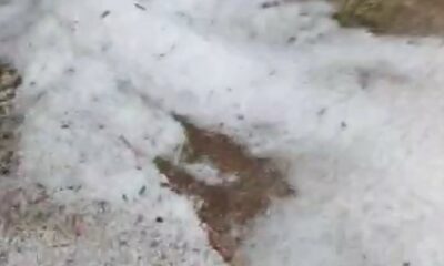 Seyitgazi 20 dakikada beyaza büründü