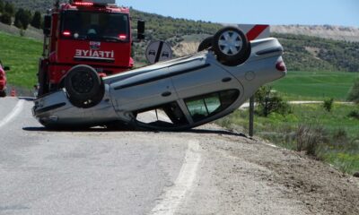 Trafik kazasında 1kişi  yaralandı