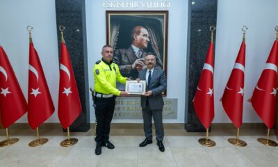 Trafik personeline başarı belgesi verildi