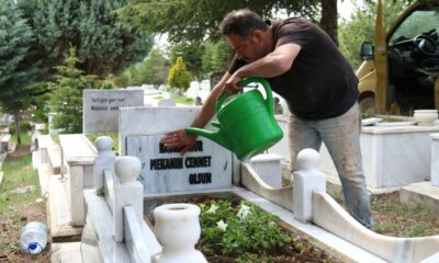 300 mezara gözü gibi bakıyor, Avrupa’dan müşterileri var