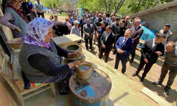 Vali Aksoy Mihalıççık İlçesi’ni ziyaret etti