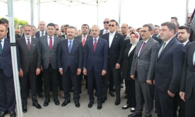 Bakan Uraloğlu, Eskişehir’de Hasanbey Lojistik Merkezi Demiryolu Bağlantısı Temel Atma Töreni’ne katıldı