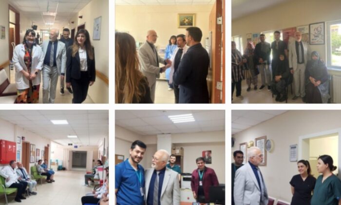İl Sağlık Müdürü Doç. Dr. Yaşar Bildirici, Alpu ve Mihalıççık İlçe Devlet Hastanelerini Ziyaret Etti