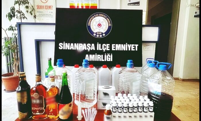 Polisten kaçak alkol operasyonu