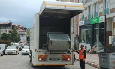 Söğüt’te çöp konteynerleri bayram öncesi titizlikle temizlendi