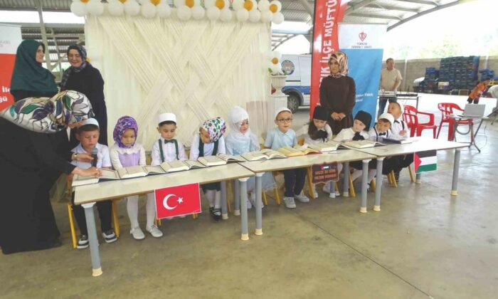 Hisarcık’ta 4-6 Yaş Kur’an Kursu mezuniyet töreni