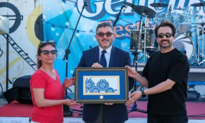 Gençlik festivalinde renkli anlar