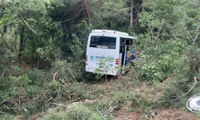 Mihalgazi-  Eskişehir yolunda midibüs şarampole uçtu: 28 yaralı