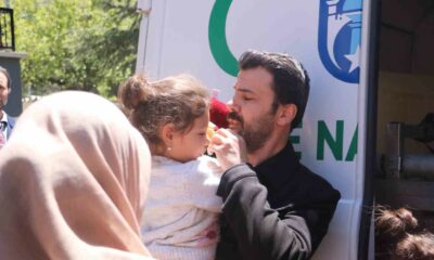 Şehidin 4 yaşındaki kızından babasına oyuncak ayıcıkla duygusal veda