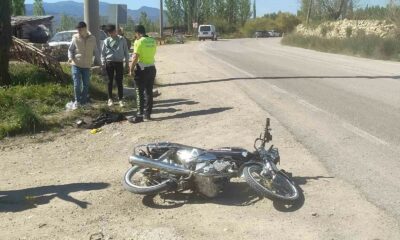 Hisarcık’ta motosiklet kazası: 1 yaralı