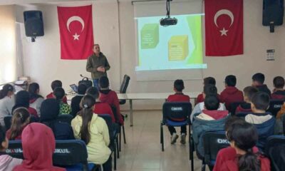 Aslanapa’da öğrencilere biyolojik çeşitlilik, biyokaçakçılık ve yaban hayatı eğitimi