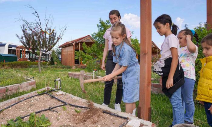 Çocuklar bitkilerin büyüme serüvenini öğrendi
