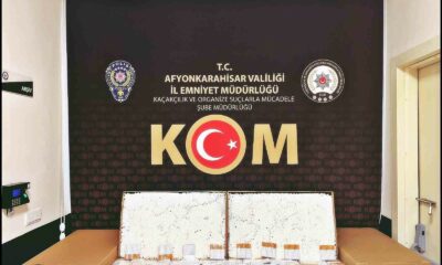 9 bin 500 adet kaçak makaron ele geçirildi
