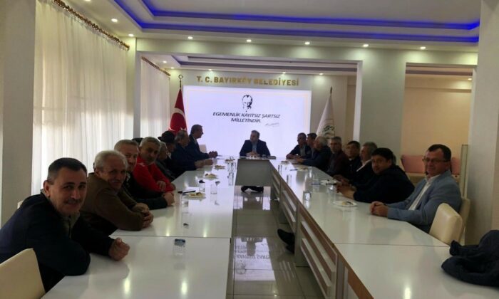 Bayırköy Belediyesi sosyal projeler için toplandı