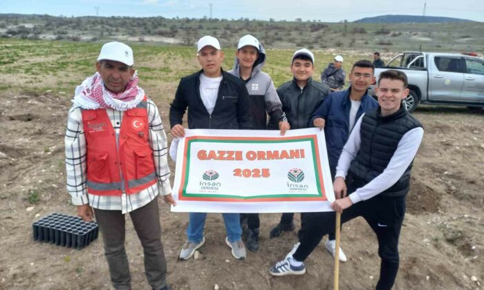 Kütahya’da “Gazze Ormanı” kuruldu