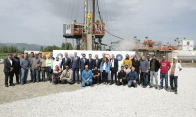 Simav’da ikinci jeotermal su kuyusu devreye alındı