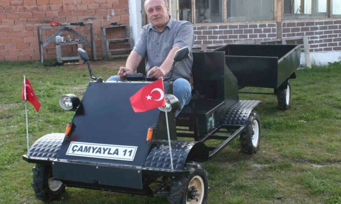 Çamyayla Köyü’nün ilk yerli ve milli arazi aracı