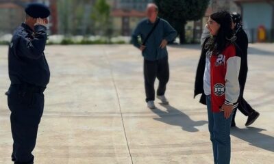 Genç kızın jandarma hayali gerçekleşti