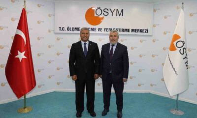 Rektör Adıgüzel’den ÖSYM Başkanı Ersoy’a ziyaret