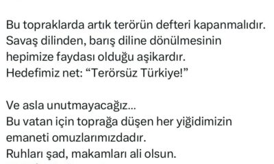 Milletvekili Hatipoğlu: “Bu topraklarda artık terörün defteri kapanmalıdır”