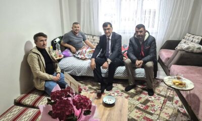 Kütahya Belediye Başkanı Eyüp Kahveci’den personeline geçmiş olsun ziyareti