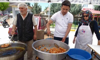 Hisarcık İlçe Devlet Hastanesi’nde geleneksel lokma hayrı