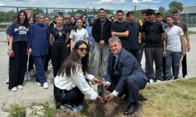 Gediz’de genç fidanlar toprakla buluştu